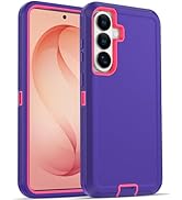 Jelanry Case for Galaxy S26 Plus, Heavy Duty Rugged & Dual-Layer Protection w/Port Anti dust Shoc...