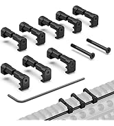 Guardtier CGM908 Picatinny Pressure Switch Cable Management Guides 8 Pack, Flashlight Laser Wire ...