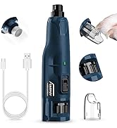 Casfuy Dog Nail Grinder Quiet - (45db)6-Speed Pet Nail Grinder with 2 LED Lights for Large Medium...