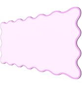 NXZGO Leather Desk Mat, XXL Large 31.4x15.7in Scalloped Gaming Mouse pad,Non-Slip Rubber Base Key...