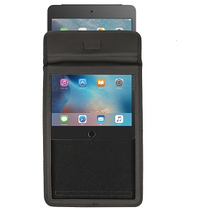 USA GEAR Tablet Holder Case for iPad Mini, Travel Bag with Built-in Capacitive Screen Protector