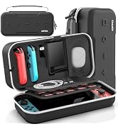 Switch OLED Carrying Case Compatible with Nintendo Switch & OLED, Portable Switch Travel Carry Ca...