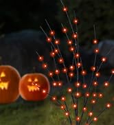 Lighted Halloween Tree Branch