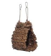 Prevue Pet Products Sea Grass Bird & Small Animal Hut - Hideout & Toy Tunnel for Guinea Pigs,