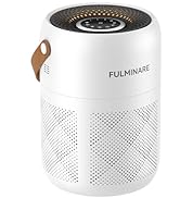 FULMINARE Air Purifiers for Home Bedroom H13 True HEPA Air Purifier, 3 Speeds, Timer, Quiet Air C...