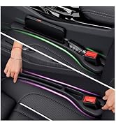 VKQTS 2PCS Car Seat Gap Filler Organizer,Soft Car Gap Filler Organizer for Filling Gaps with Stor...