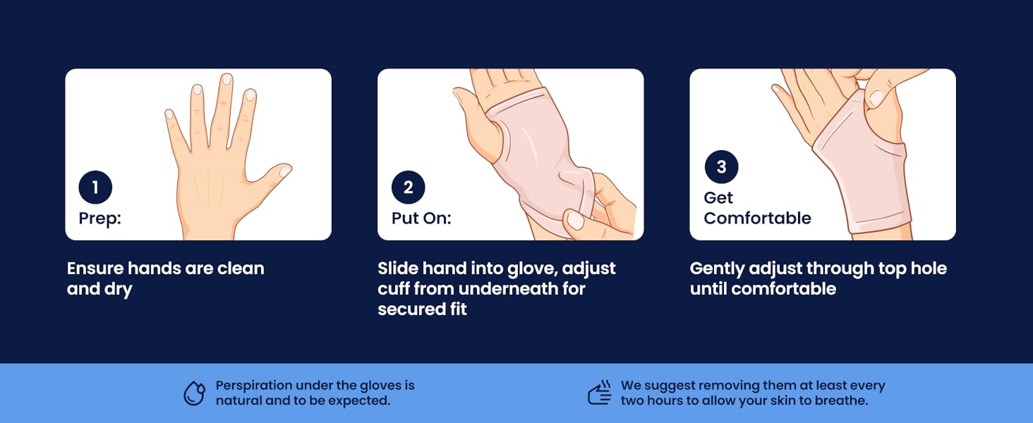 step by step guide to putting on neutral wrist brace for carpal tunnel night support and daily wear