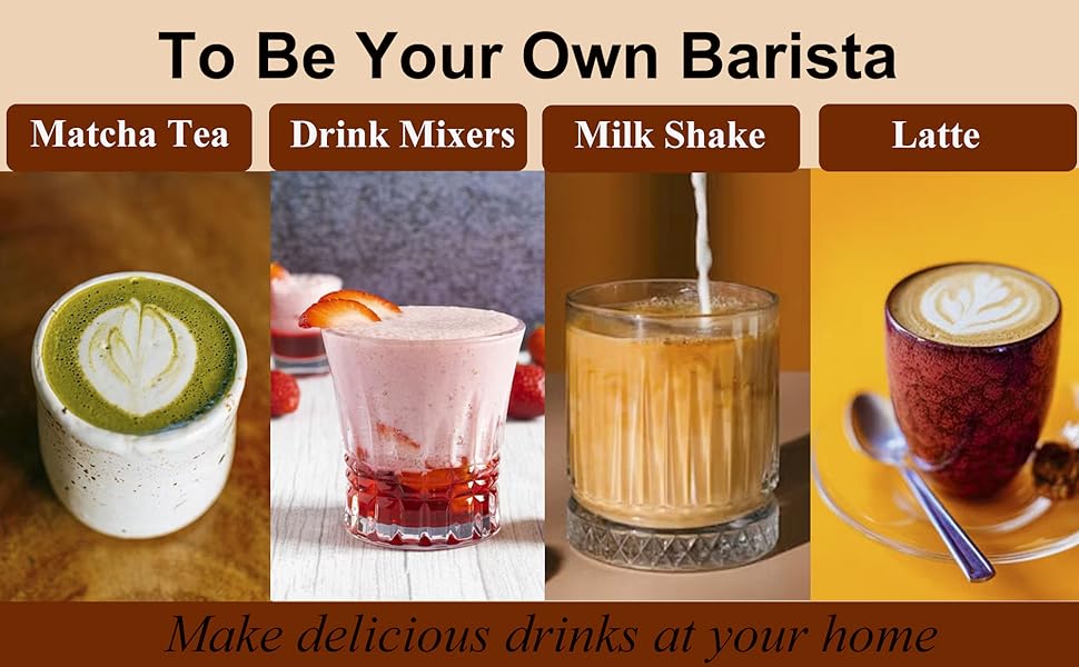 rechargeable milk frother