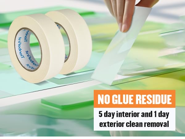 Beige White Painters Tape 6 Rolls