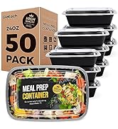 50 Pack 24OZ Food Storage Containers