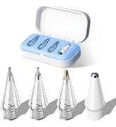 4Pack Upgraded Pencil Tips For Apple Pencil Pro, Replacement Pencil Tips Case for Apple Pencil US...