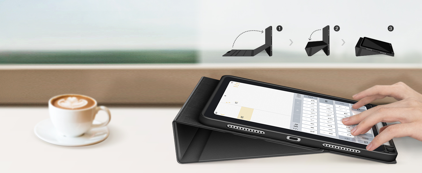 iPad Air 13 inch Case Typing Mode