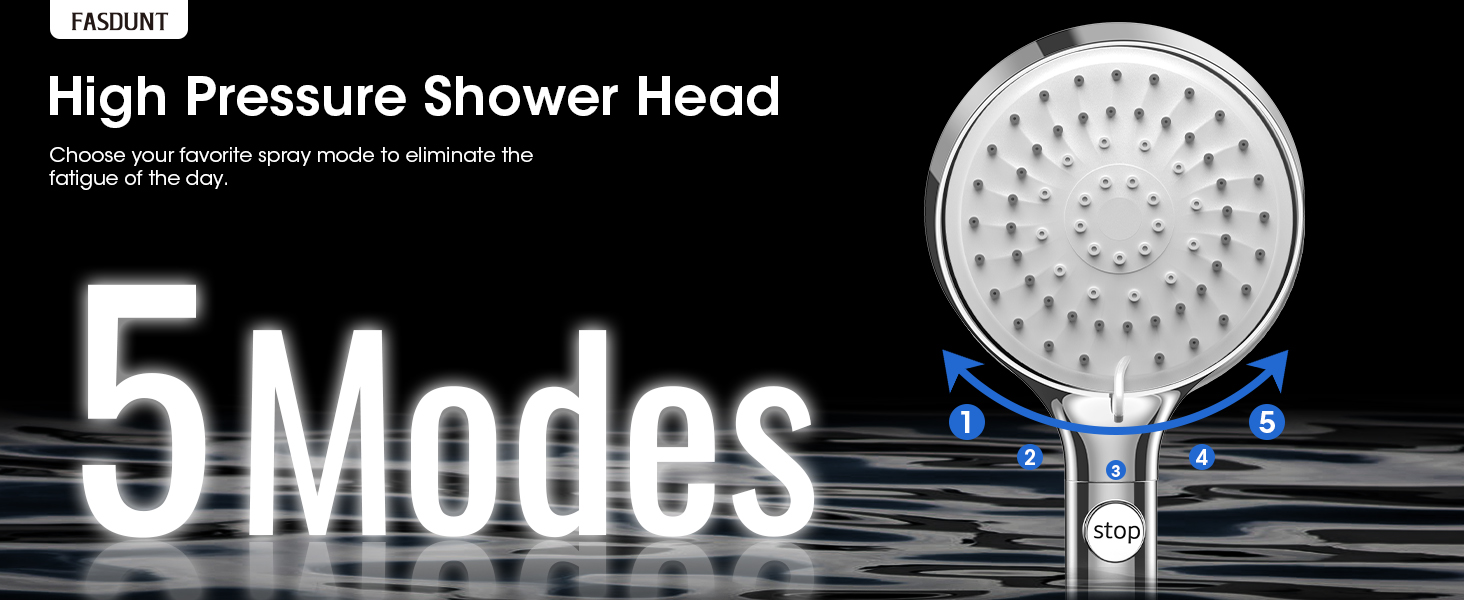 shower head with hose