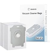 WAIKAS Vacuum Bags, 6 Pack, Compatible with iRobot Roomba Bags i, s, and j Series, Replacement fo...