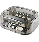 Tccmebius TCC-S865 USB 3.0 to SATA IDE Dual Slots External Transparent Hard Drive Docking Station...
