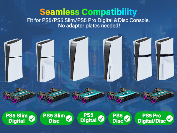 ps5 stand with cooling fan ps5 station with cooling fan