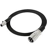 SinLoon Mini XLR to XLR Microphone Cable, 4.9FT Mini XLR 3-pin Female to XLR 3 pin Male Cable, fo...