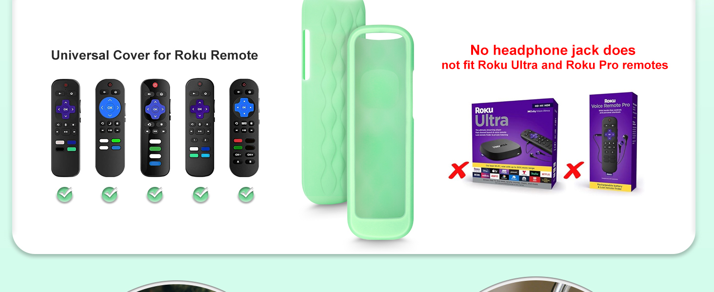 roku remote covers