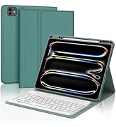 BORIYUAN Keyboard Case for New iPad Pro 13 Inch (M4) 2024, Detachable Wireless Bluetooth Keyboard...