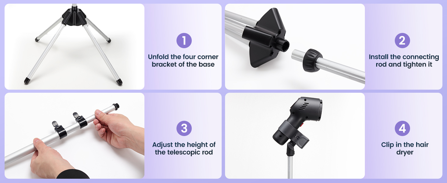 hair dryer stand