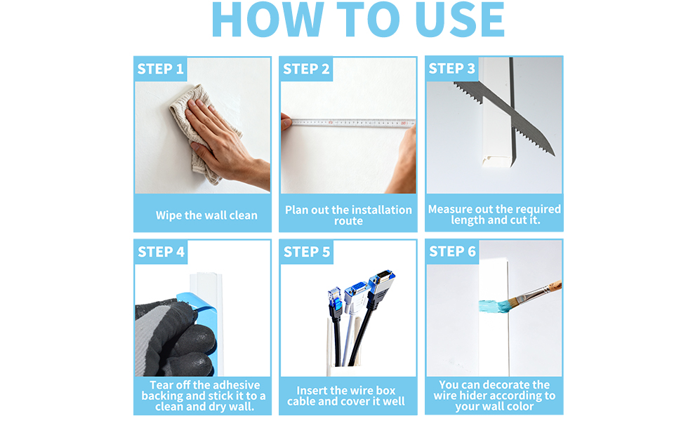 72in Wire Covers for Cords