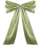 YonJeeky Big Bow Decorations 41 x 26 Inch Giant Satin Ribbon Bows for Birthday Party Backdrop Wal...