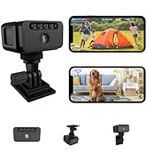 Bextgoo Mini Security Camera, Supports WiFi/AP Hotspot/Offline Use, 4K Wireless Indoor Outdoor Sm...