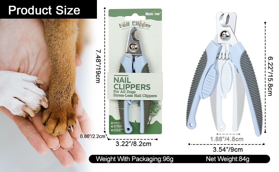 Dog nail clipper Size