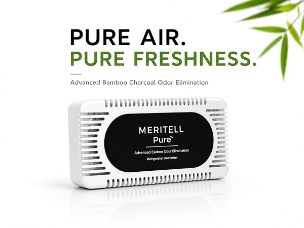 Premium bamboo charcoal fridge deodorizer hero image on white background