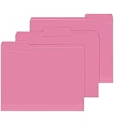 File Folder, PANDRI 120 Pack File Folder, 1/3 Cut Tab, Letter Size, Filing Folder for Office Scho...