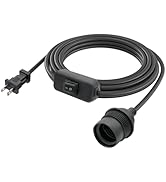 FIRMERST E27 Waterproof Pendant Light with Wire On/Off Switch- IP44 Rated for Outdoor Lighting 15...