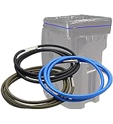 Large Trash Can Rubber Bands, Hongmed 3 PCS Trash Can Bands Trash Rubber Bands for 55, 65, 96 Gal...