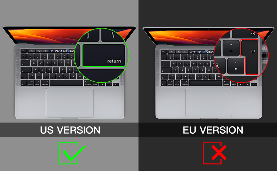 macbook pro 13 inch keyboard cover