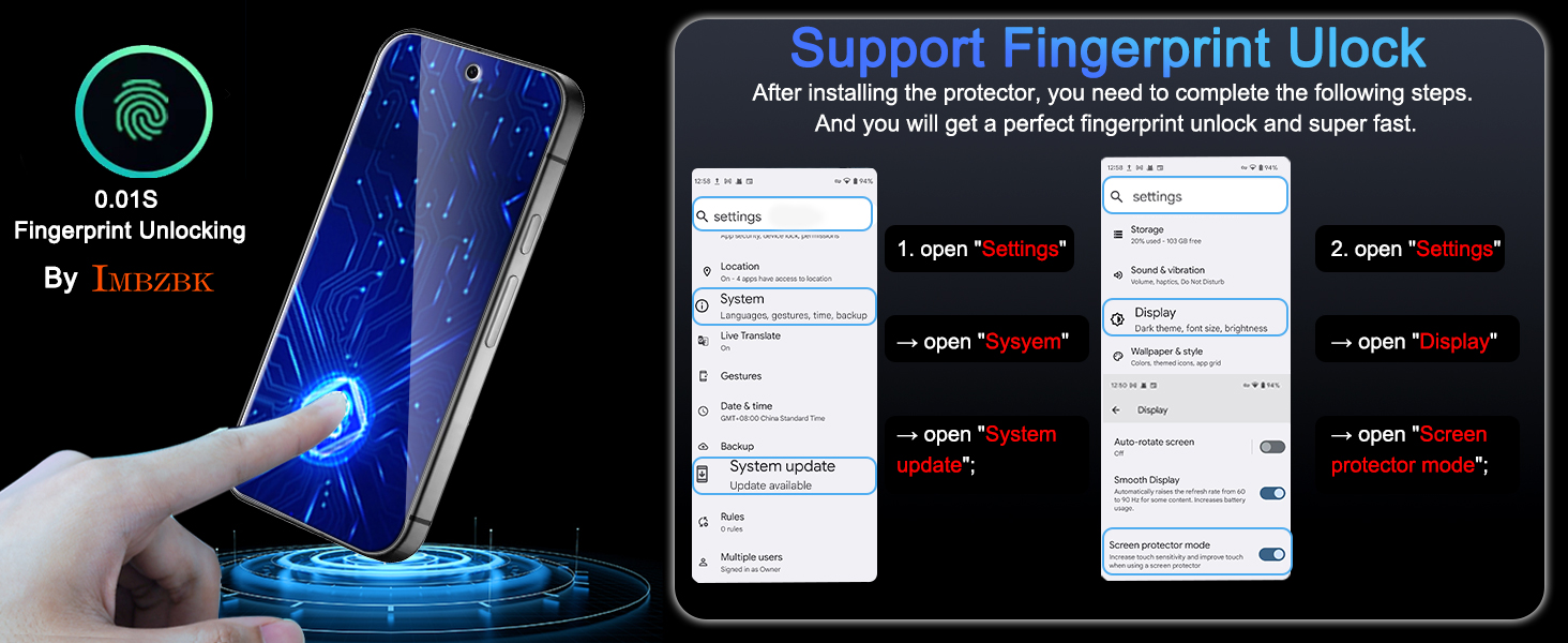 Google Pixel 10 Pro screen protector
