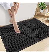 Smiry Waffle Bath Mat 30x20, Extra Soft Absorbent Bathroom Rugs, Non Slip Machine Washable Quick ...
