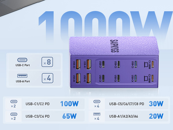 usb c charging station