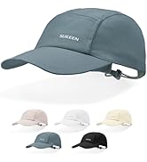 Sukeen Lightweight Sun Hat for Women Men,Quick Drying Baseball Cap UPF50+ Running Hats Foldable S...