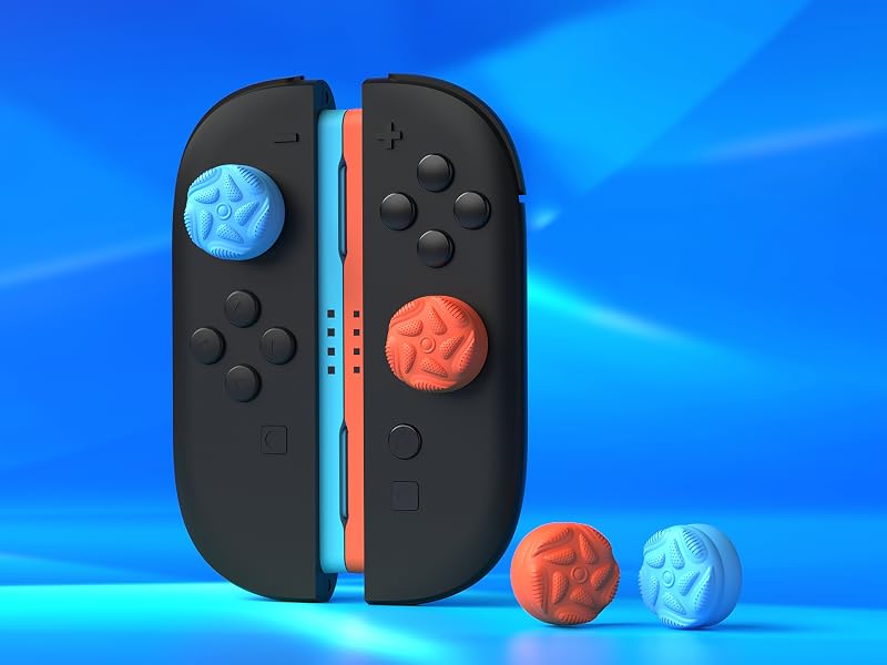 PlayVital for Switch 2 Thumbs Cushion Caps Thumb Grips
