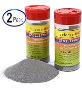 CMS MAGNETICS 12 oz Fine Iron Filings Magnetic Iron Powder for Magnet Education and School Projec...