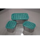 Tanjiae Stainless Steel Lunch Containers for Kids | Food Grade Snack Containers with Airtight Lid...