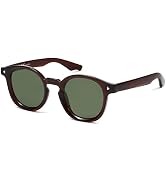SOJOS Retro Polarized Round Sunglasses Womens Mens Vintage Panto Sun Glasses 70s 80s 90s Circle S...