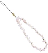 Handmade Natural Gemstone Gold Beaded Charm Cell Phone Camera Lanyard, Stanley Cup Accessories, W...