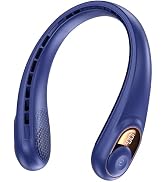 KIDEE Portable Neck Fan, Personal Bladeless Rechargeable, Upgraded 4000mAh Battery & 360° Surroun...