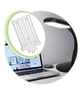 ARSUK 27w Replacement Bulb 4 Pin GX10Q-4 (6500k) Daylight Bulbs Energy Saving Reading Study Desk ...