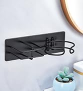 Hair Dryer Holder Wall Mount, Hair Straightener Holder Hairdryer Holder for Bathroom, Blow Dryer ...