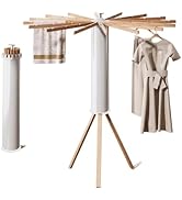 AYWSTC Tripod Clothes Drying Rack - Foldable Laundry Drying Rack - Household Floor Standing Cloth...