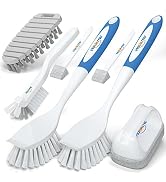 Holikme 7 Pack Kitchen Cleaning Brush Set, Dish Brush for Cleaning, Kitchen Scrub Brush&Bendable ...