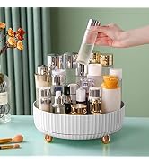 funest Makeup Perfume Organizer, 360 Degree Rotating Lazy Susan Cosmetic Desk Storage Lotions Dis...