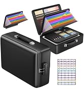 Grothery 5200°F Fireproof Document Box with Lock, Hard Case Fire Proof Safe for Home Document Saf...