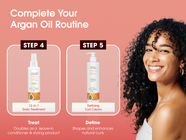argan oil routine